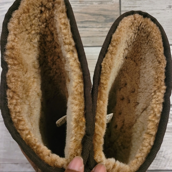 Australia Luxe Collective brown sheepskin Studded Knee-High Boots Women's 5 - Picture 6 of 16